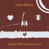 Chris Elliott's satellite UFO jet plane or star album cover.